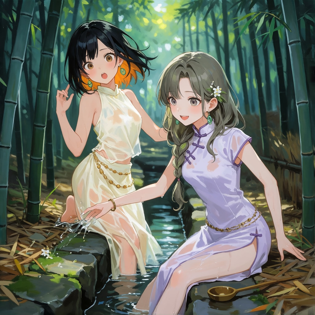 日陰の水路