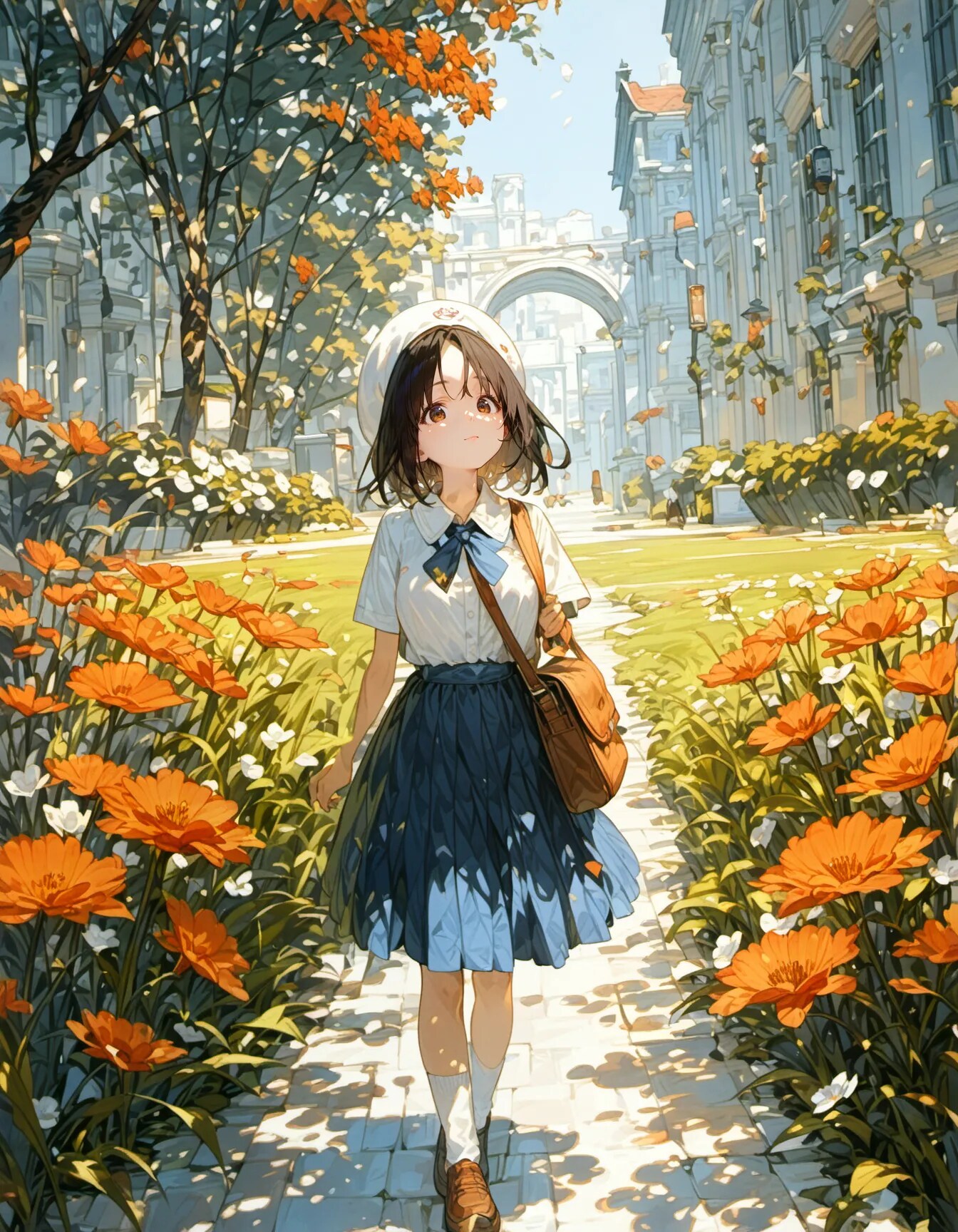 Path of the Amber Blooms | の人気AIイラスト・グラビア