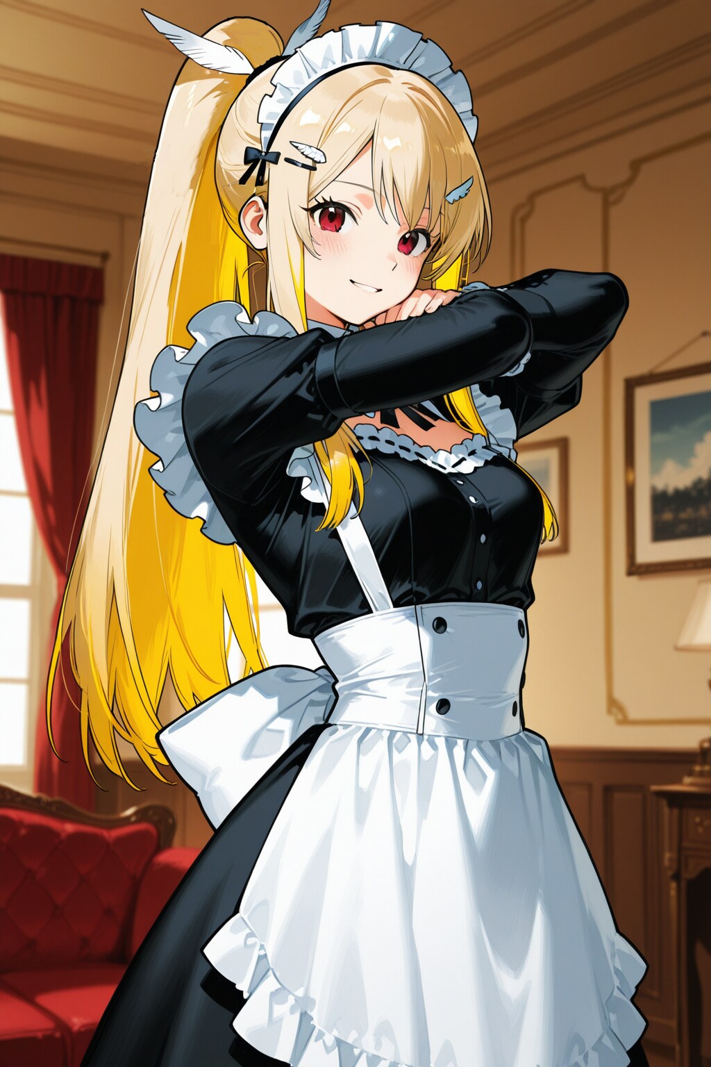 謎ポーズ