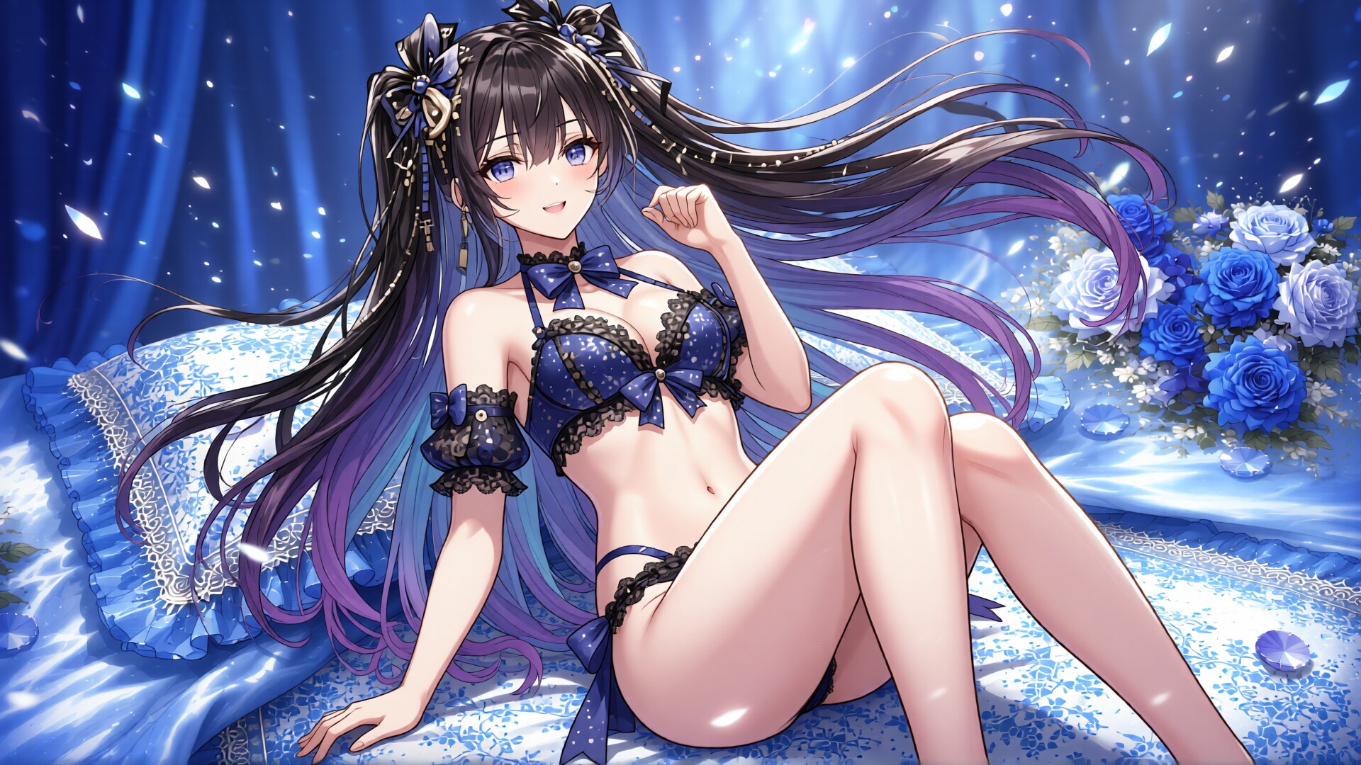 黒髪少女と水着　その4-6