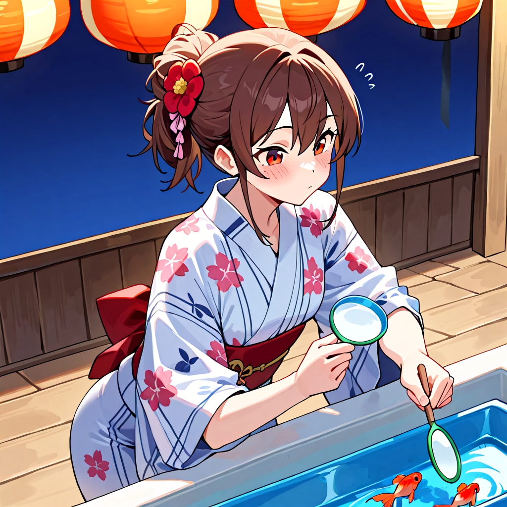 金魚すくい（二刀流）