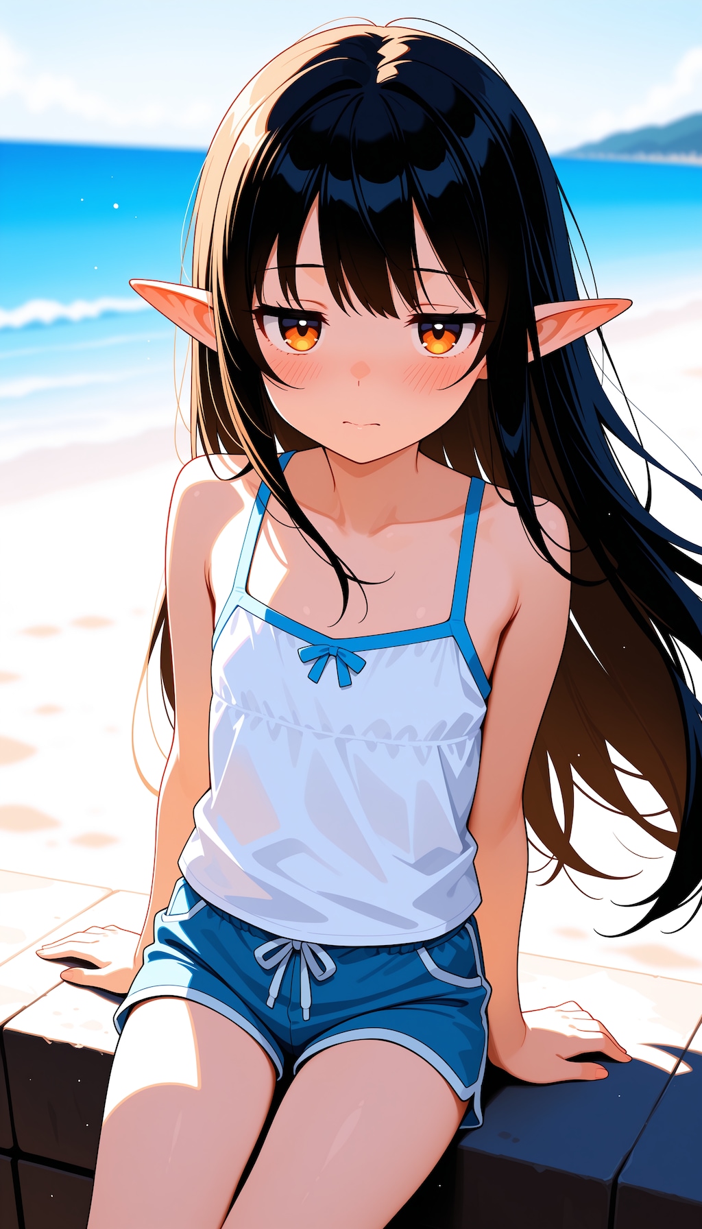 【#ぺたん娘フェス】エルフ娘