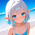 【#ぺたん娘フェス】エルフ娘 2枚目