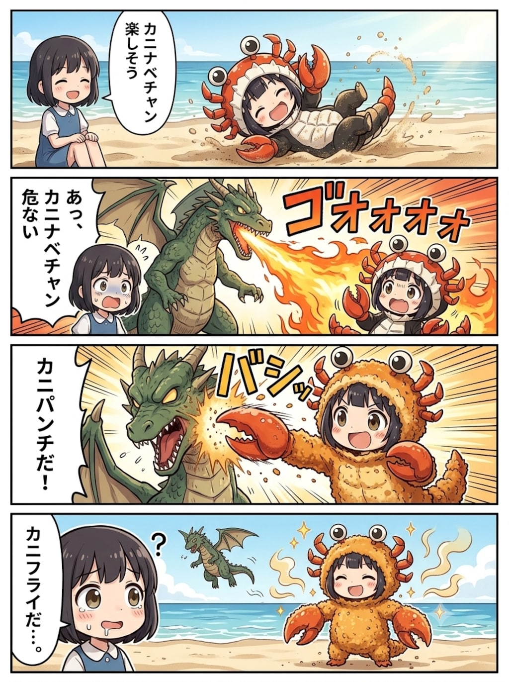 【06】こんがり揚がった！カニナベチャン