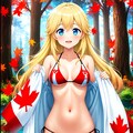 カナダ国旗ビキニ 5枚目