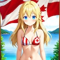 カナダ国旗ビキニ 4枚目