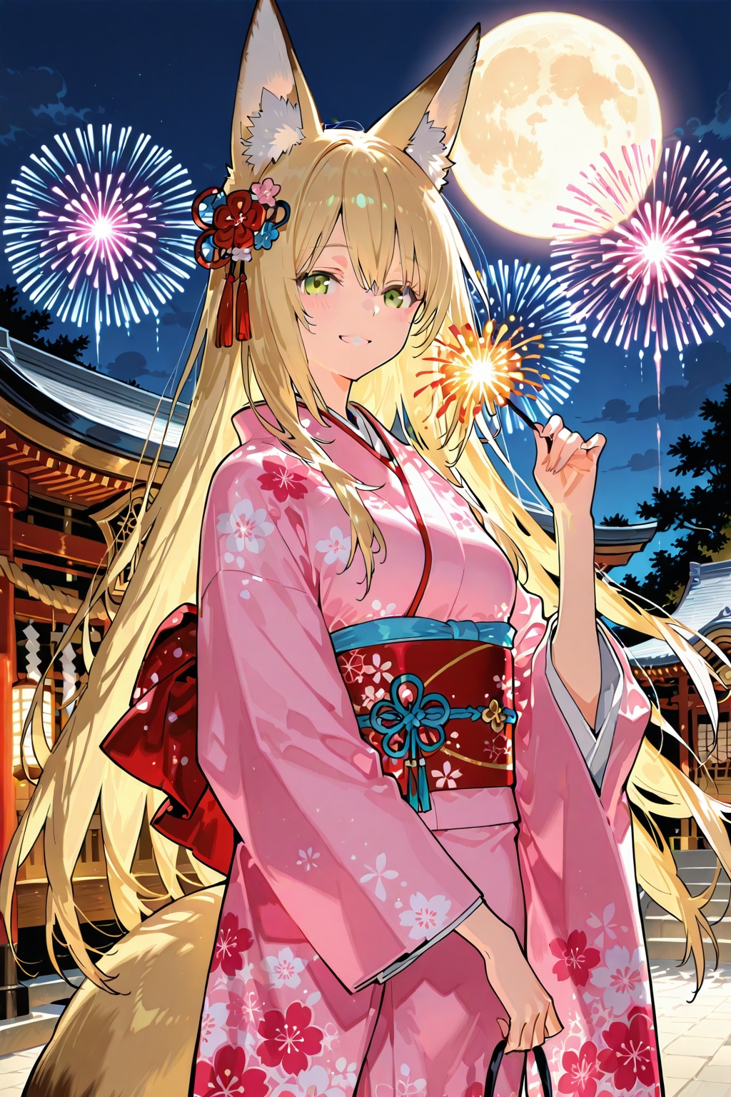 オキツネ🦊神社祭り | の人気AIイラスト・グラビア