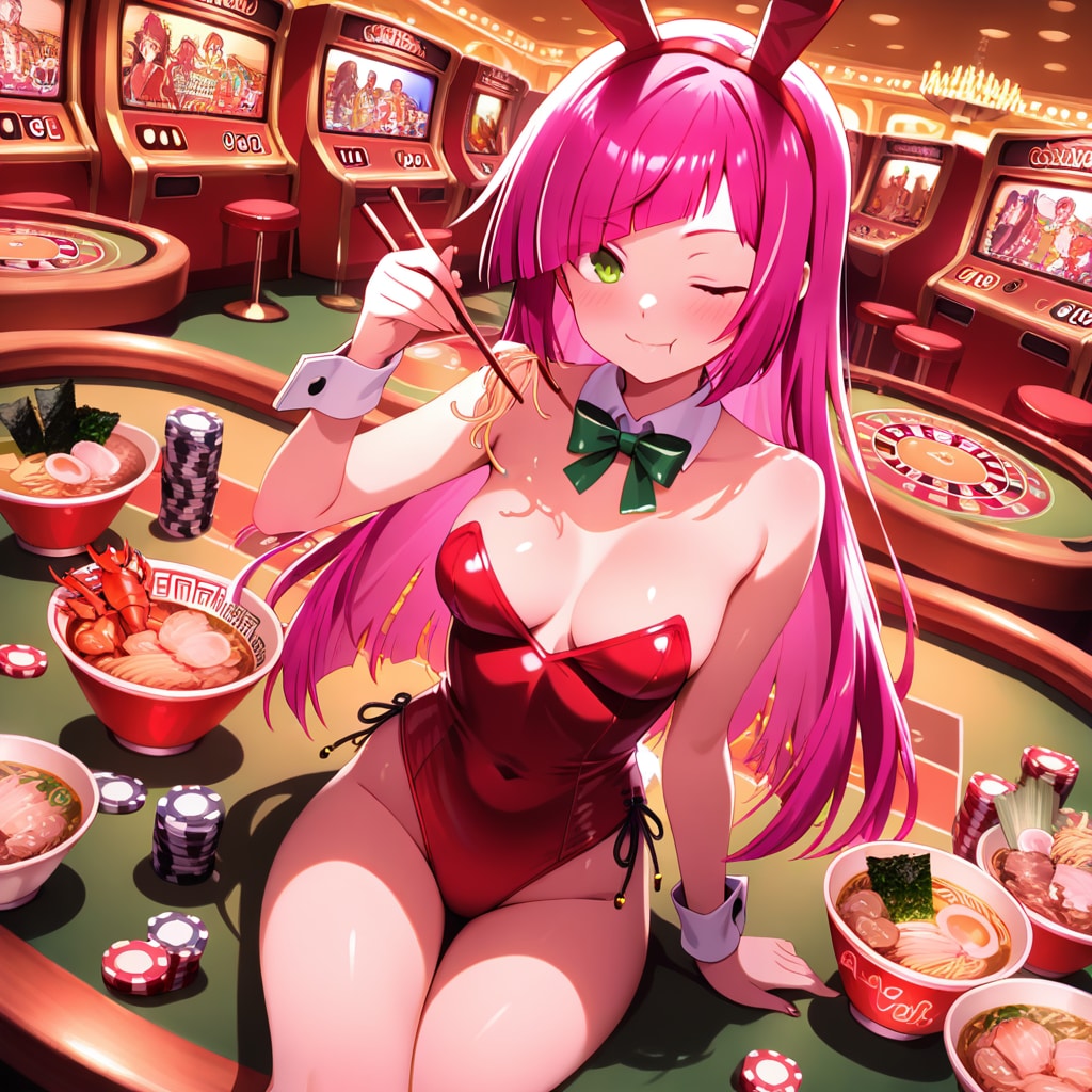 カジノでラーメン