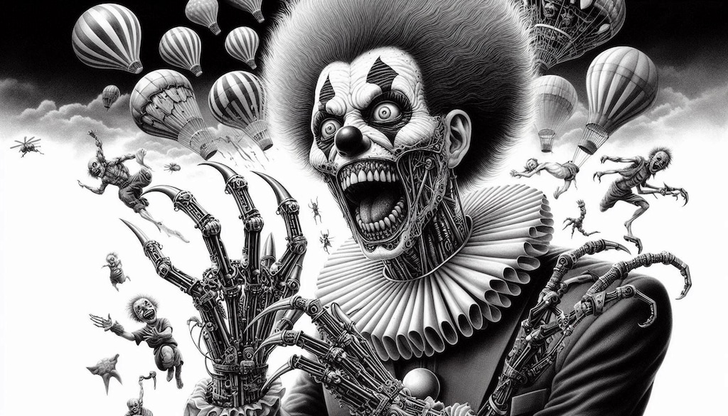 サーカスの人気者♪機械仕掛けのピエロさん達♪・・（博士が1体1体丁寧に作っています😊）