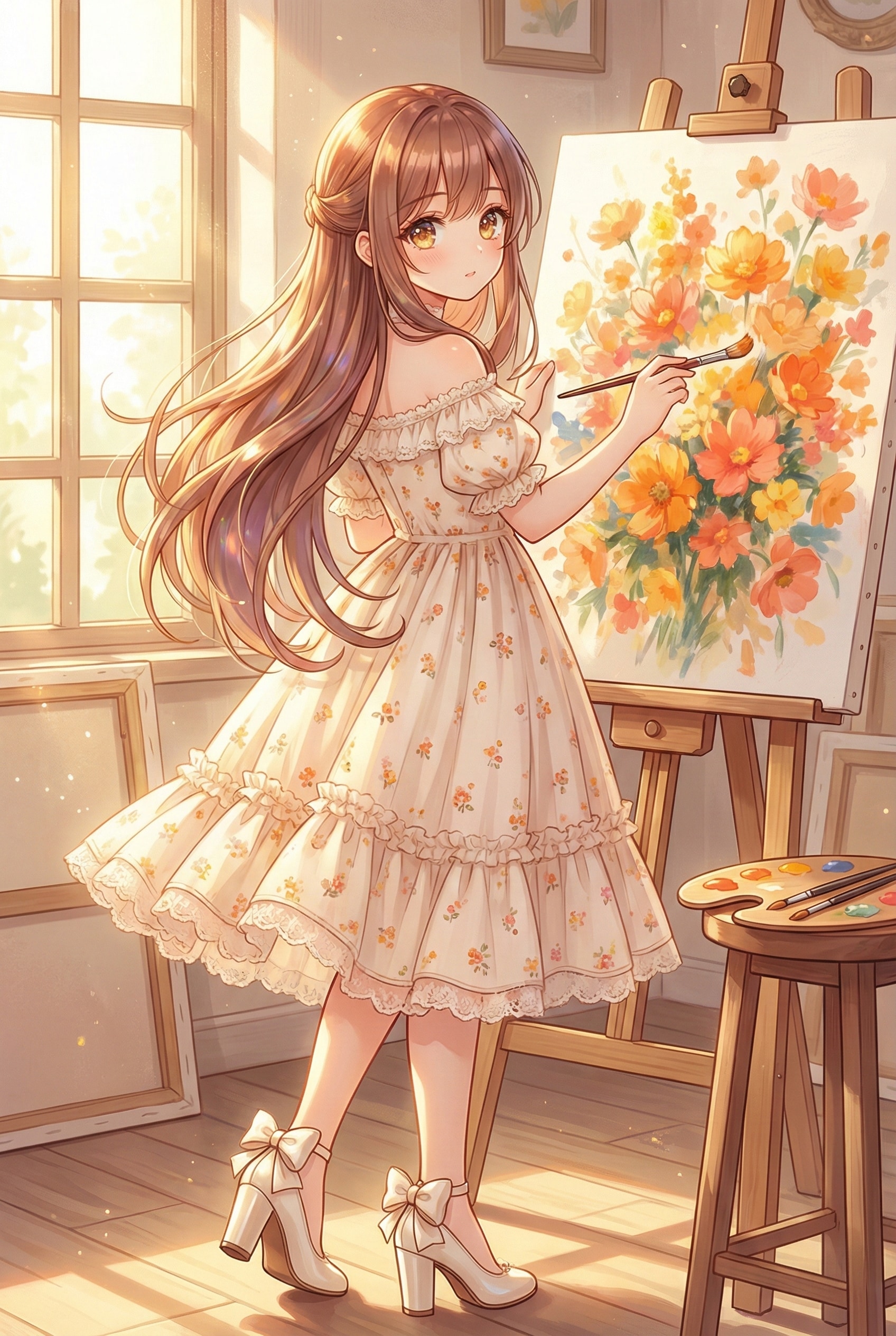 陽だまりの花筆 | の人気AIイラスト・グラビア