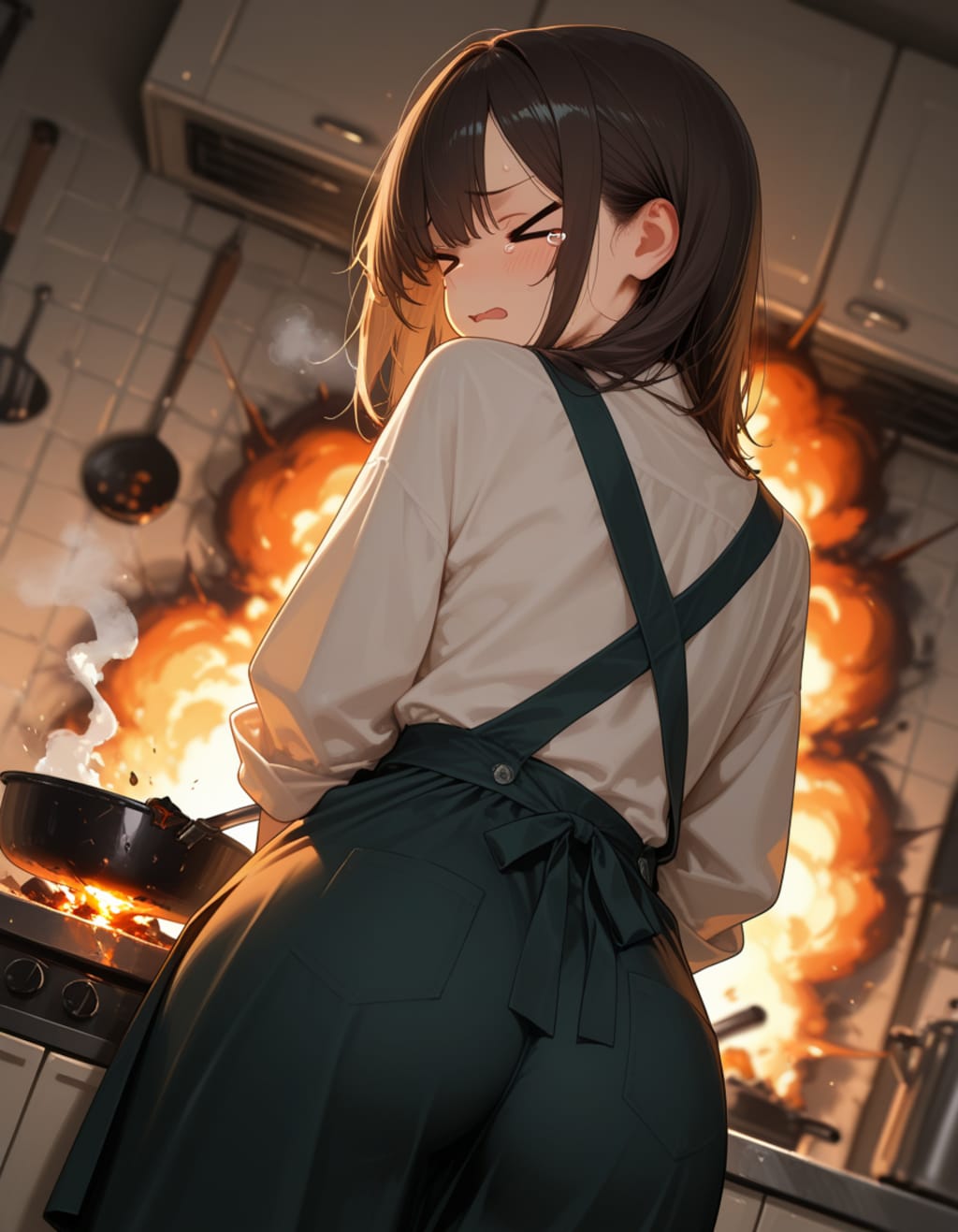 今日もお料理失敗しちゃった～