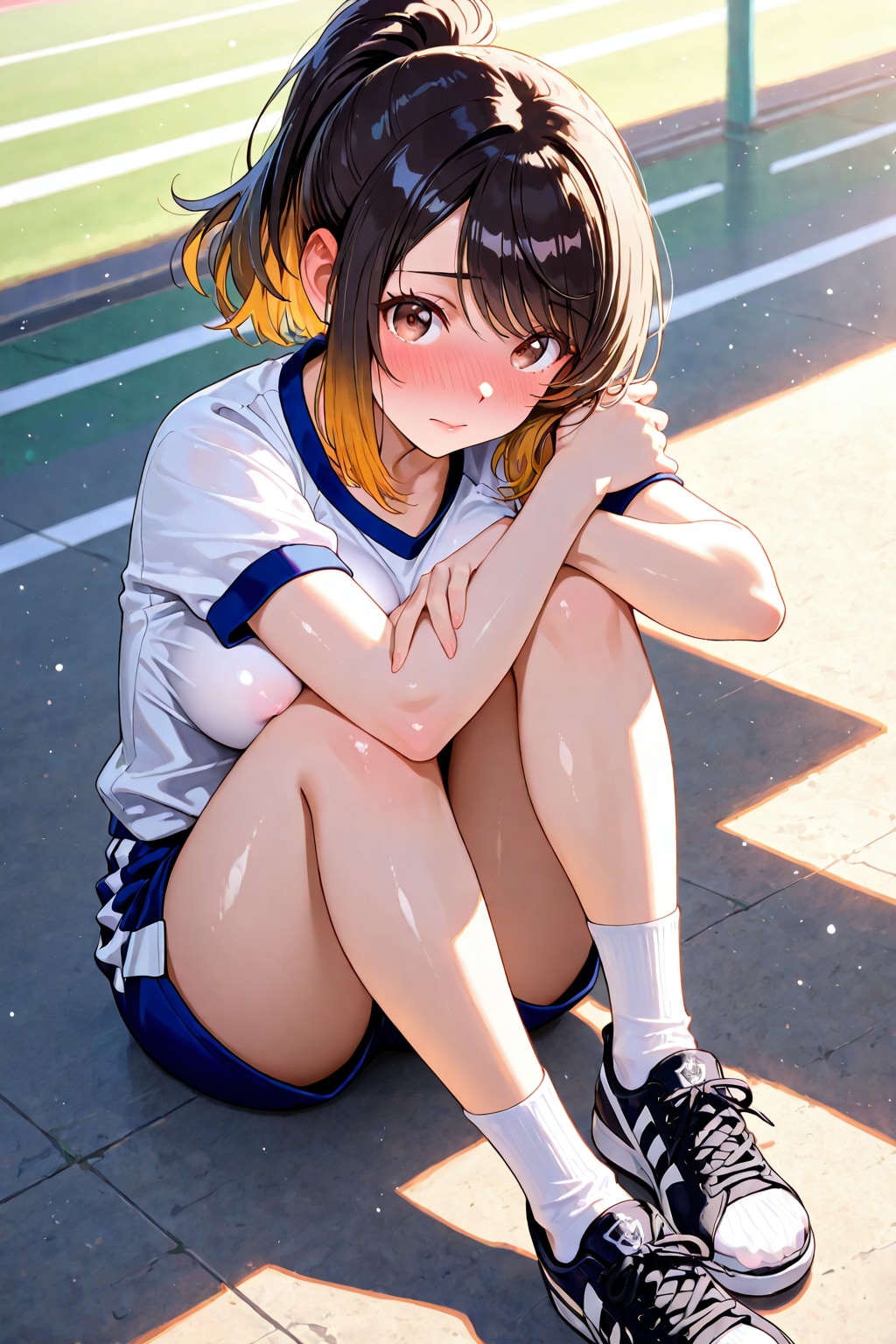 ブラ着けるの忘れたの…内緒にして？