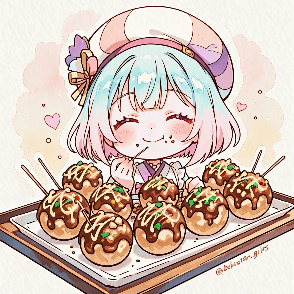 たこ焼きガール | の人気AIイラスト・グラビア