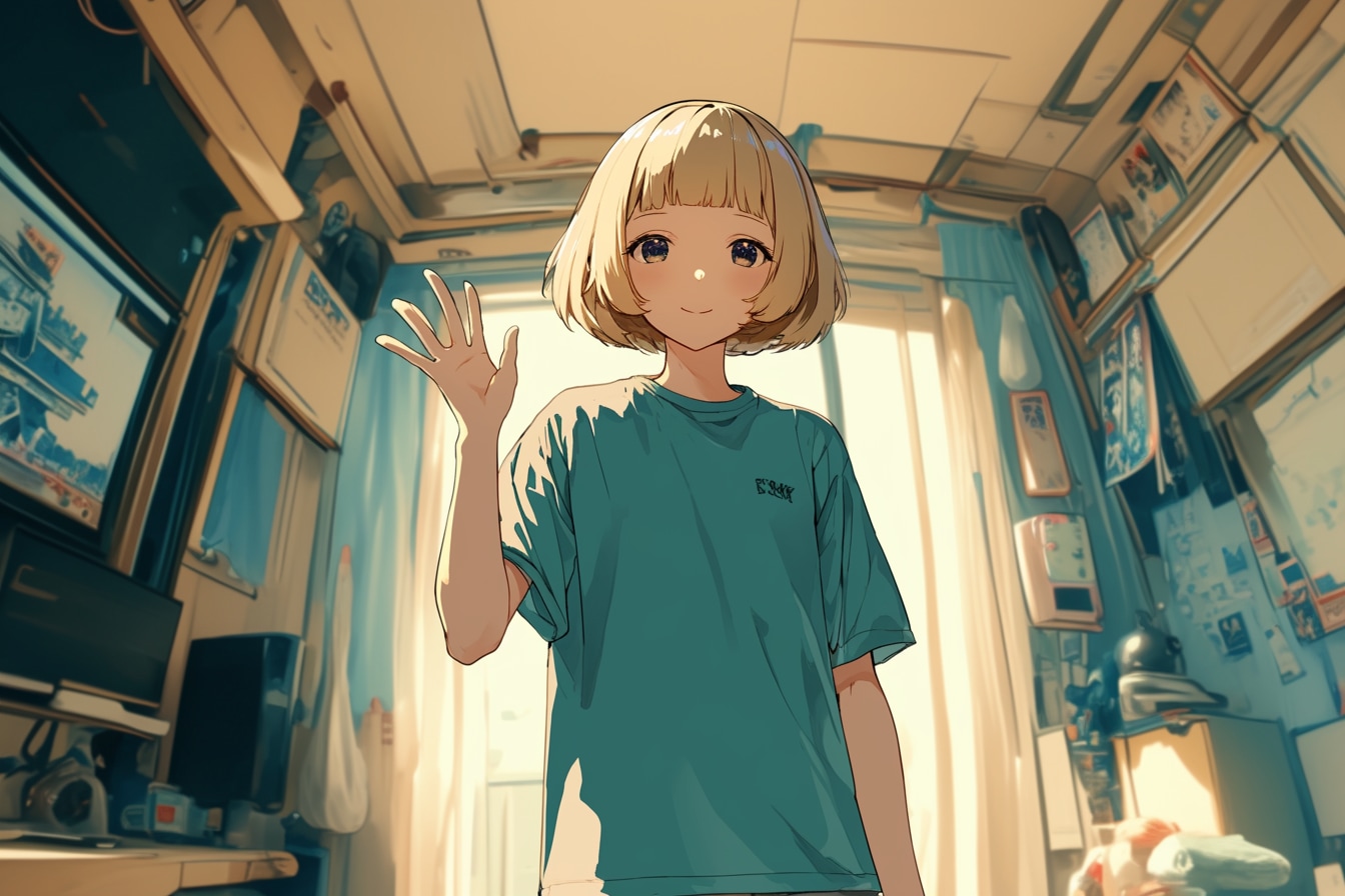 マッシュカットの子✨137 | の人気AIイラスト・グラビア