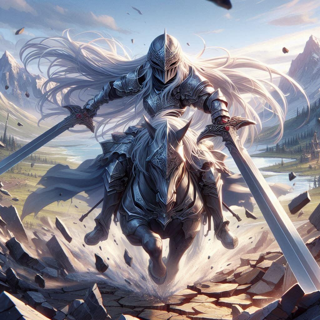 銀髪の女騎士５６