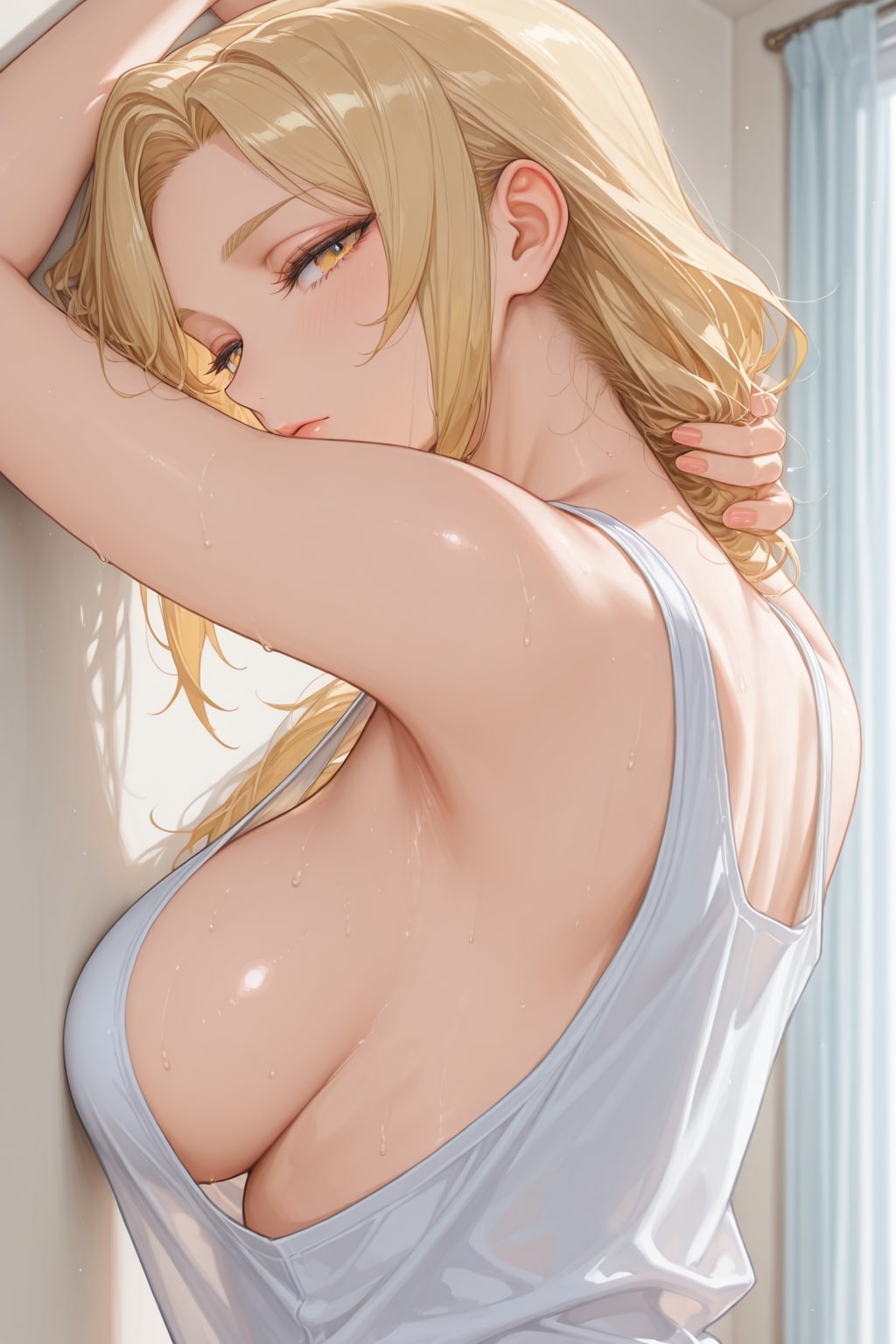 タンクトップ好き集まれ、、、Good横乳、