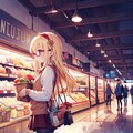 スーパーで夕飯の買い出し（LoliyellMixv4版） 3枚目