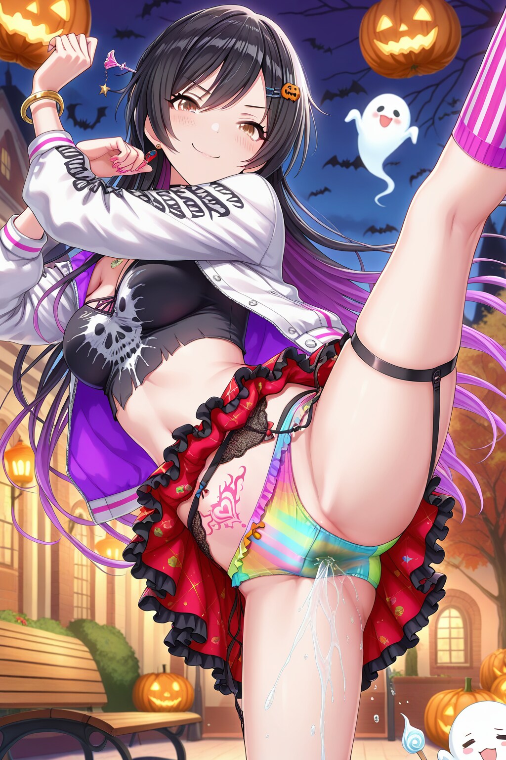 ハロウィンでハイキックするシャニマスの子