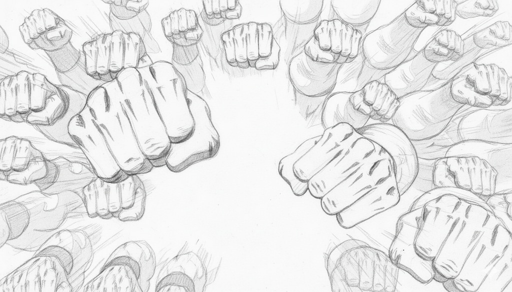 【のっかり投稿】こなつちゃん天帰演出・北斗百裂拳が出来るまで＋おまけ3枚目