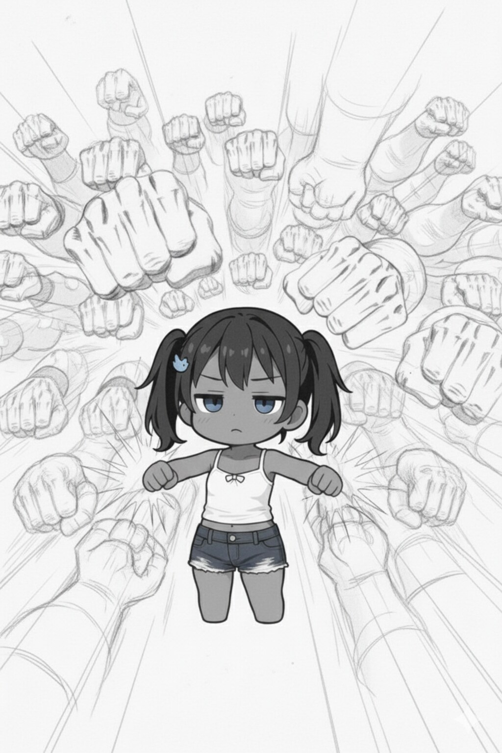 【のっかり投稿】こなつちゃん天帰演出・北斗百裂拳が出来るまで＋おまけ3枚目