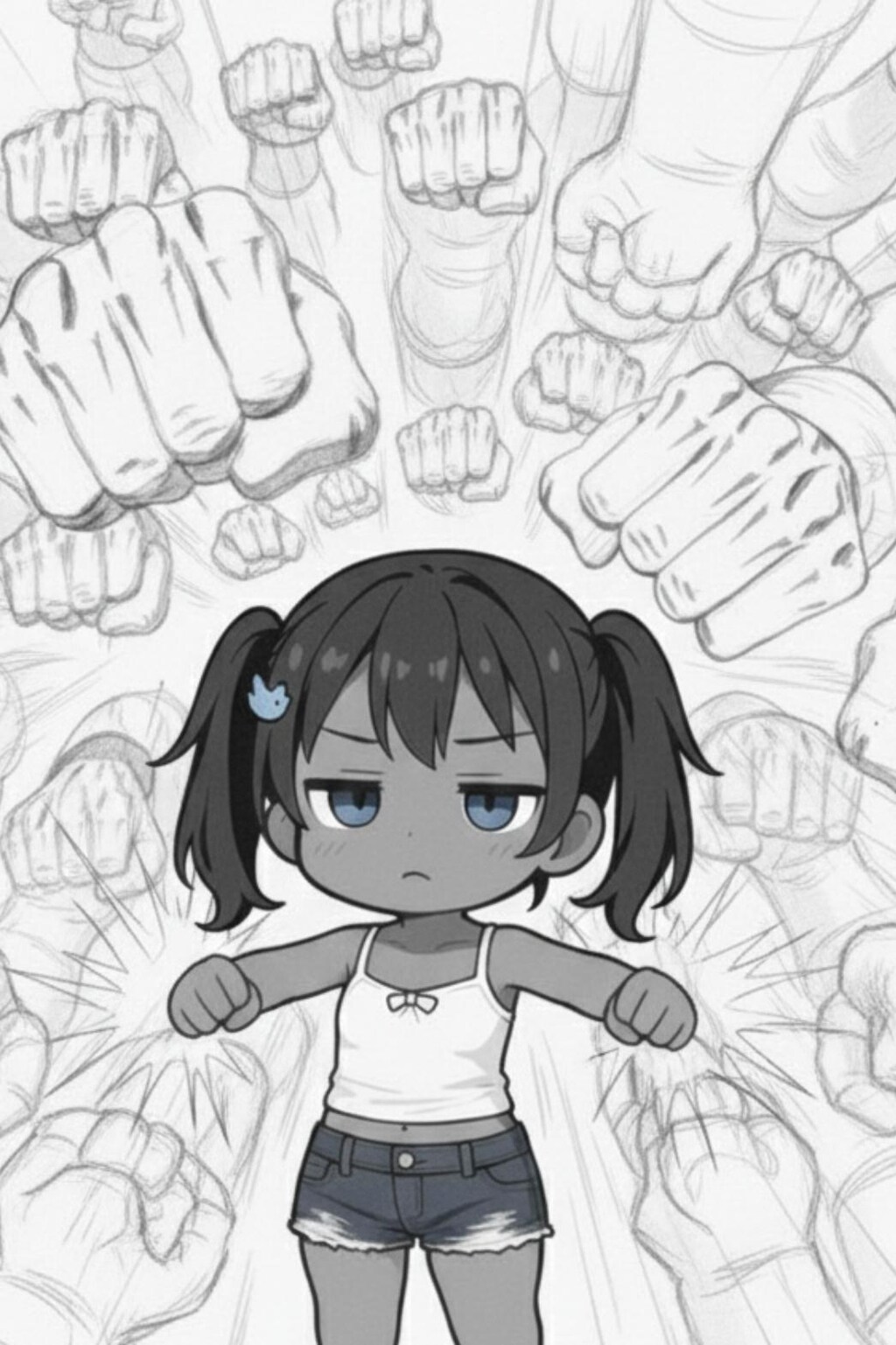 【のっかり投稿】こなつちゃん天帰演出・北斗百裂拳が出来るまで＋おまけ3枚目