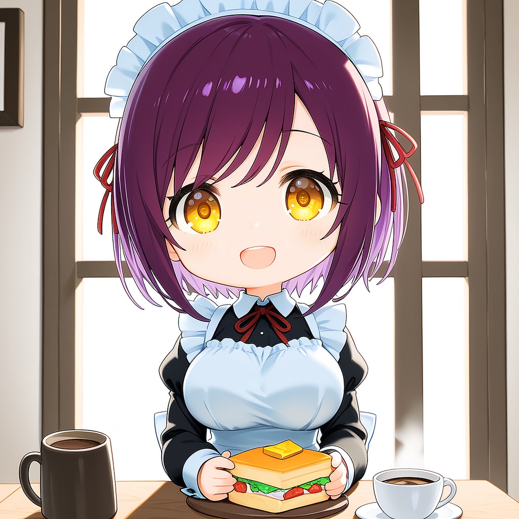 こんにちは（挨拶メイドの芽衣ちゃん）