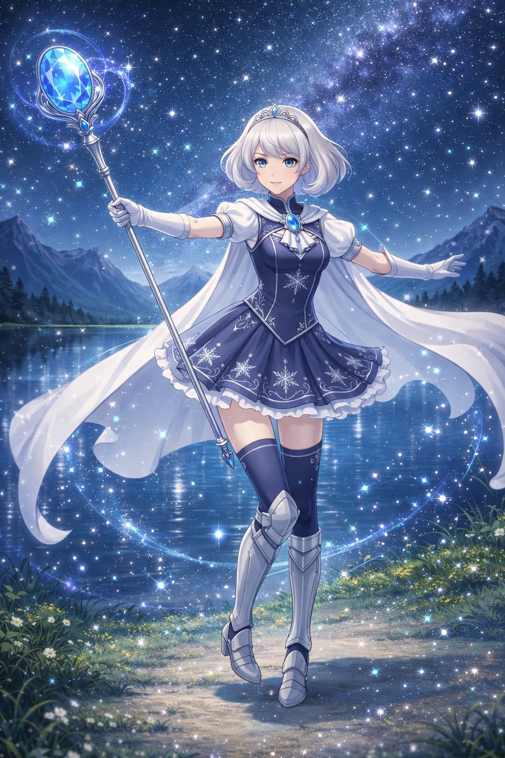 湖畔に舞う | の人気AIイラスト・グラビア