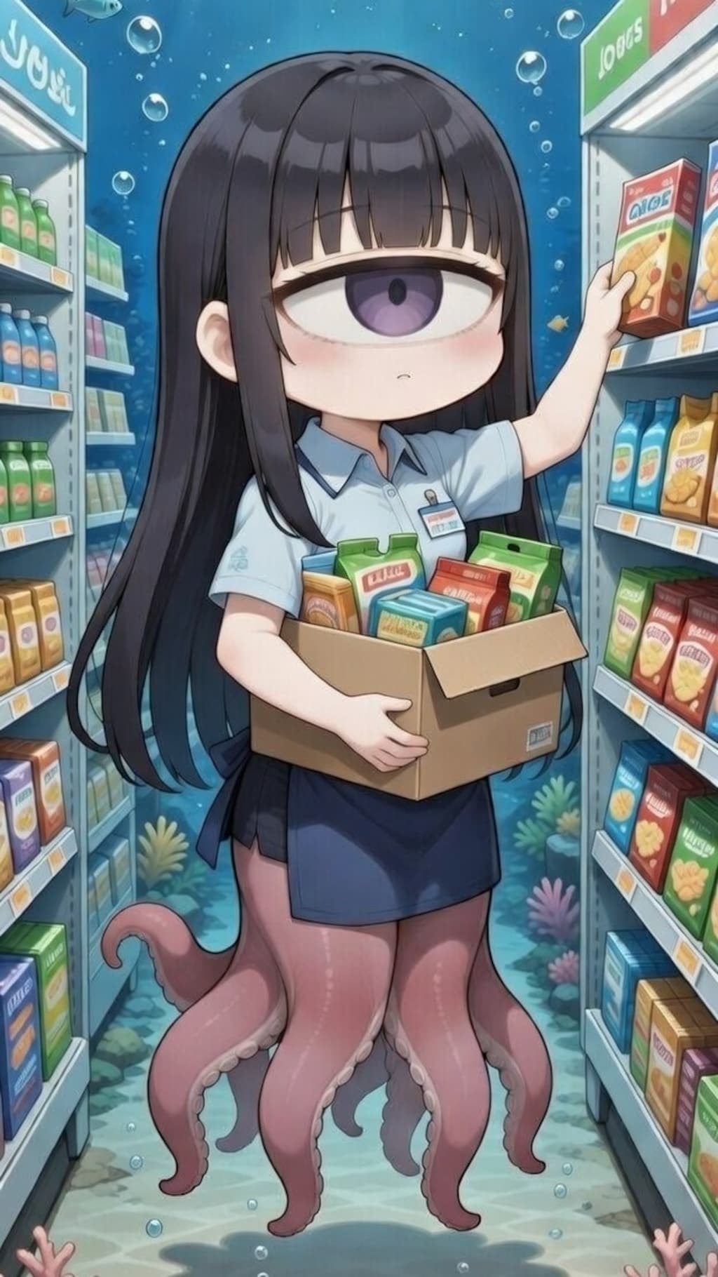 単眼スキュラちゃん.45   アルバイト