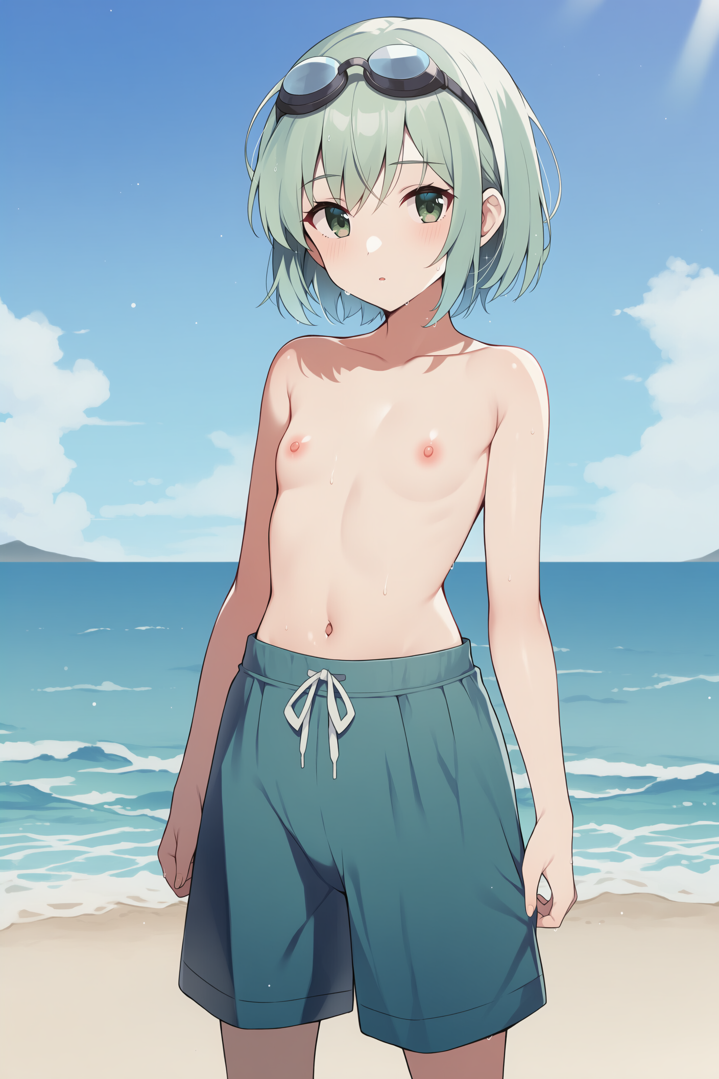 男水着チャレンジ