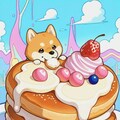 柴犬とホットケーキ 2枚目