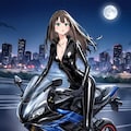 ラバースーツのしぶりんとバイク(ちちぷい版) 2枚目