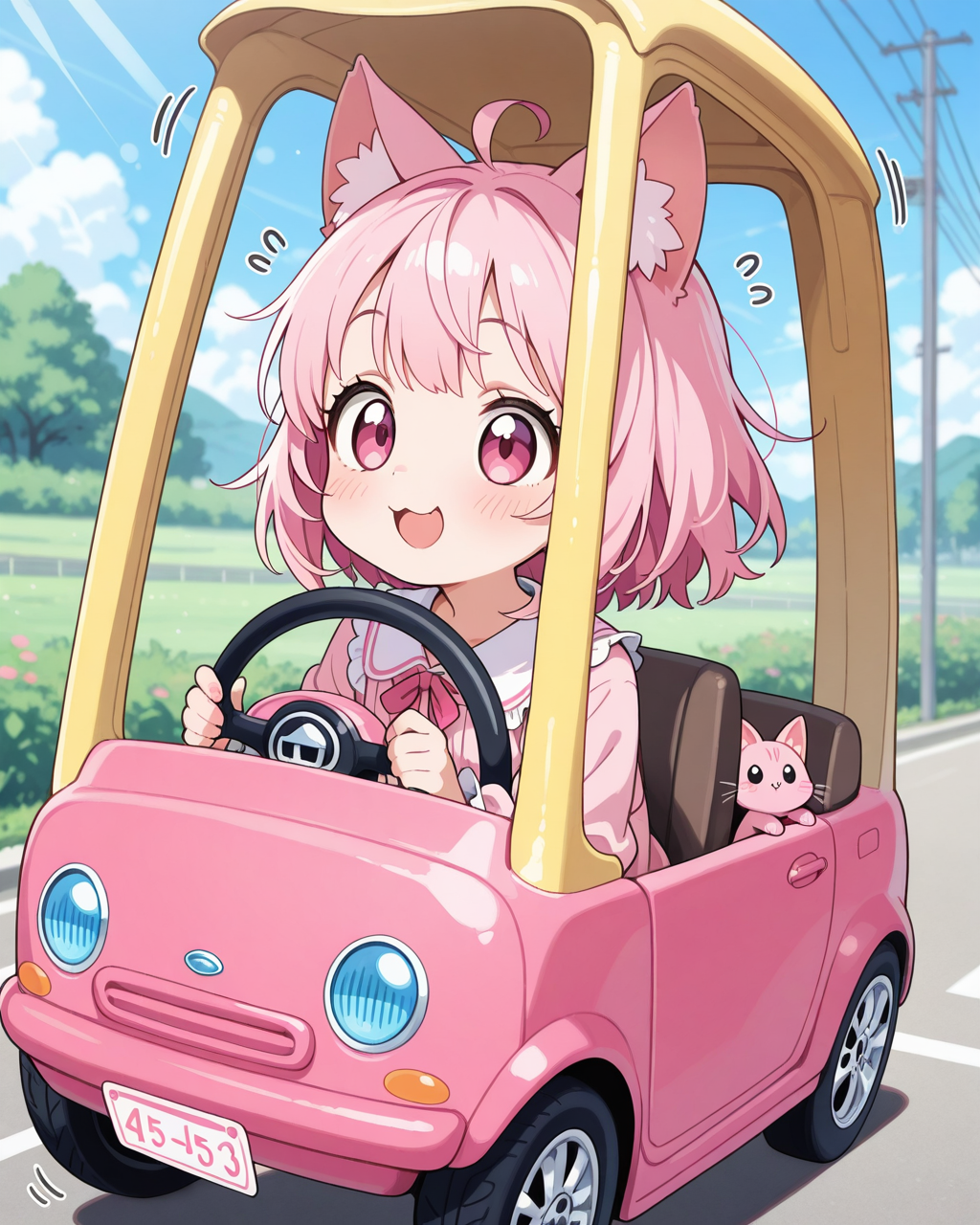 ねこちゃんのドライブ