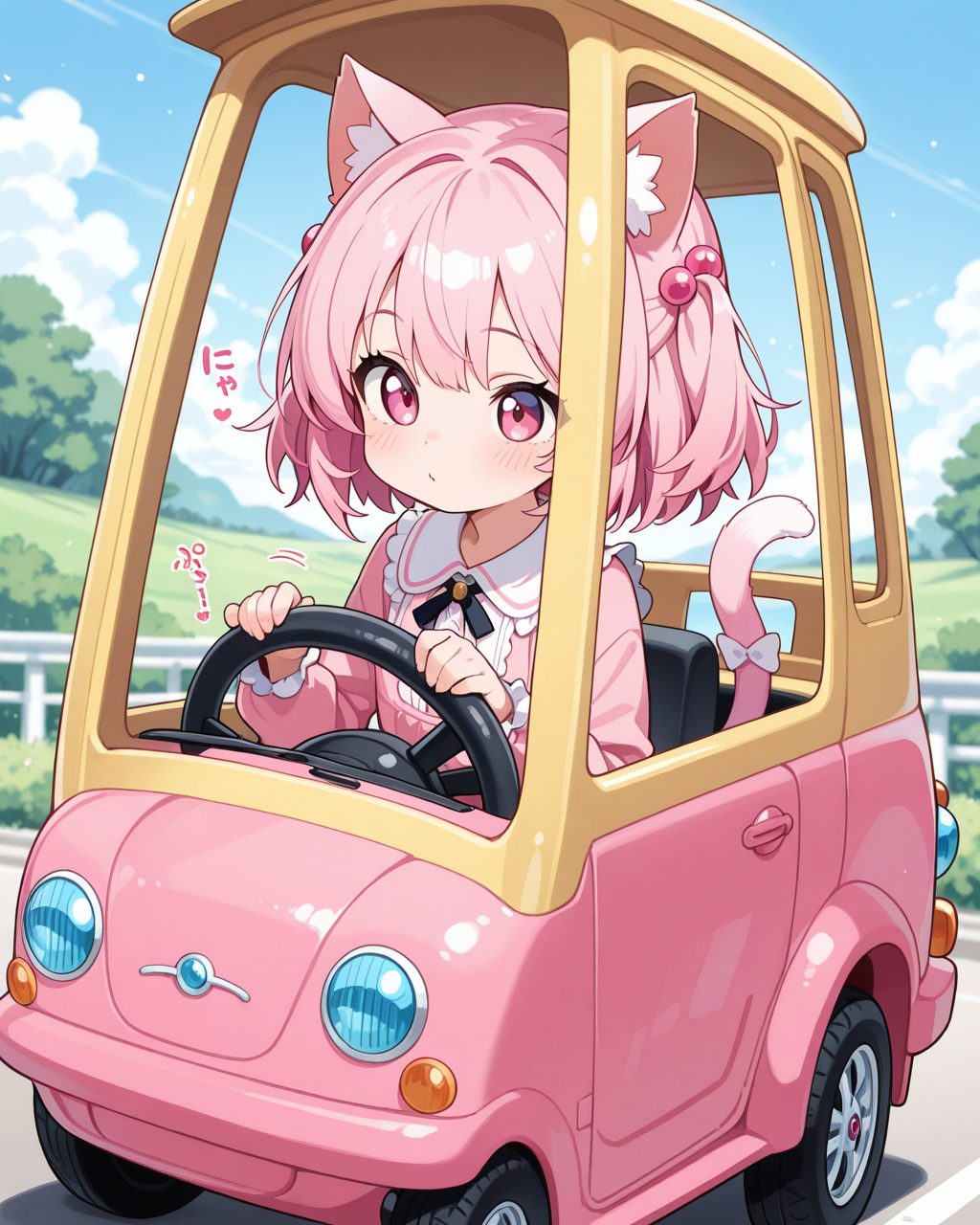 ねこちゃんのドライブ