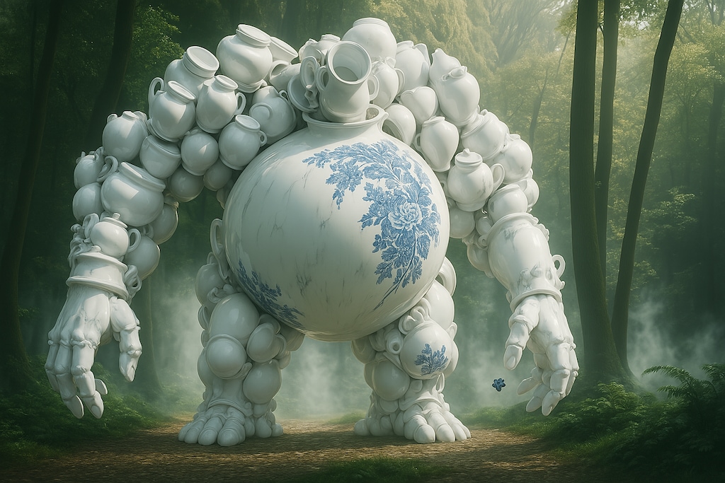 釜と火のゴーレム