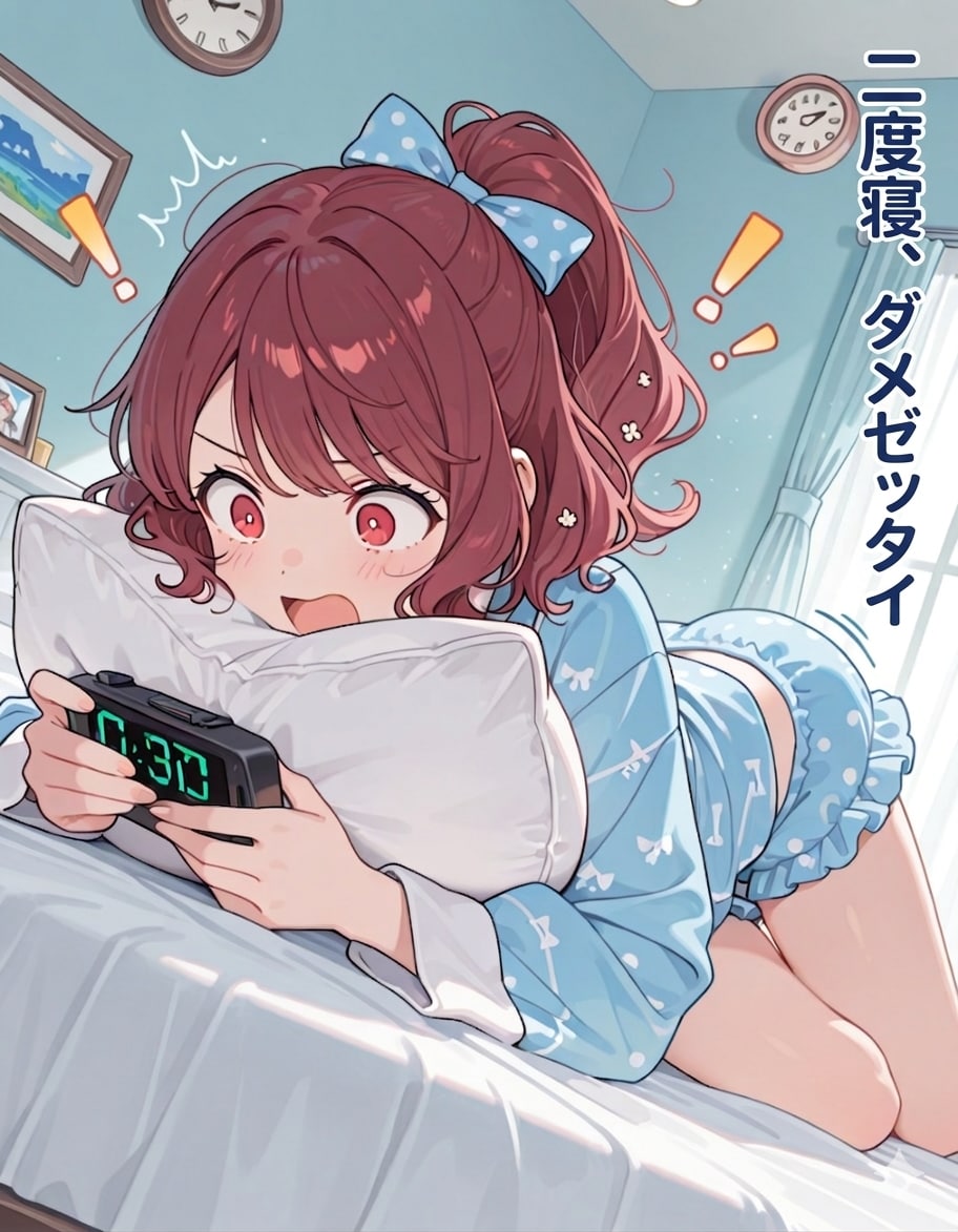 二度寝、ダメゼッタイ | の人気AIイラスト・グラビア