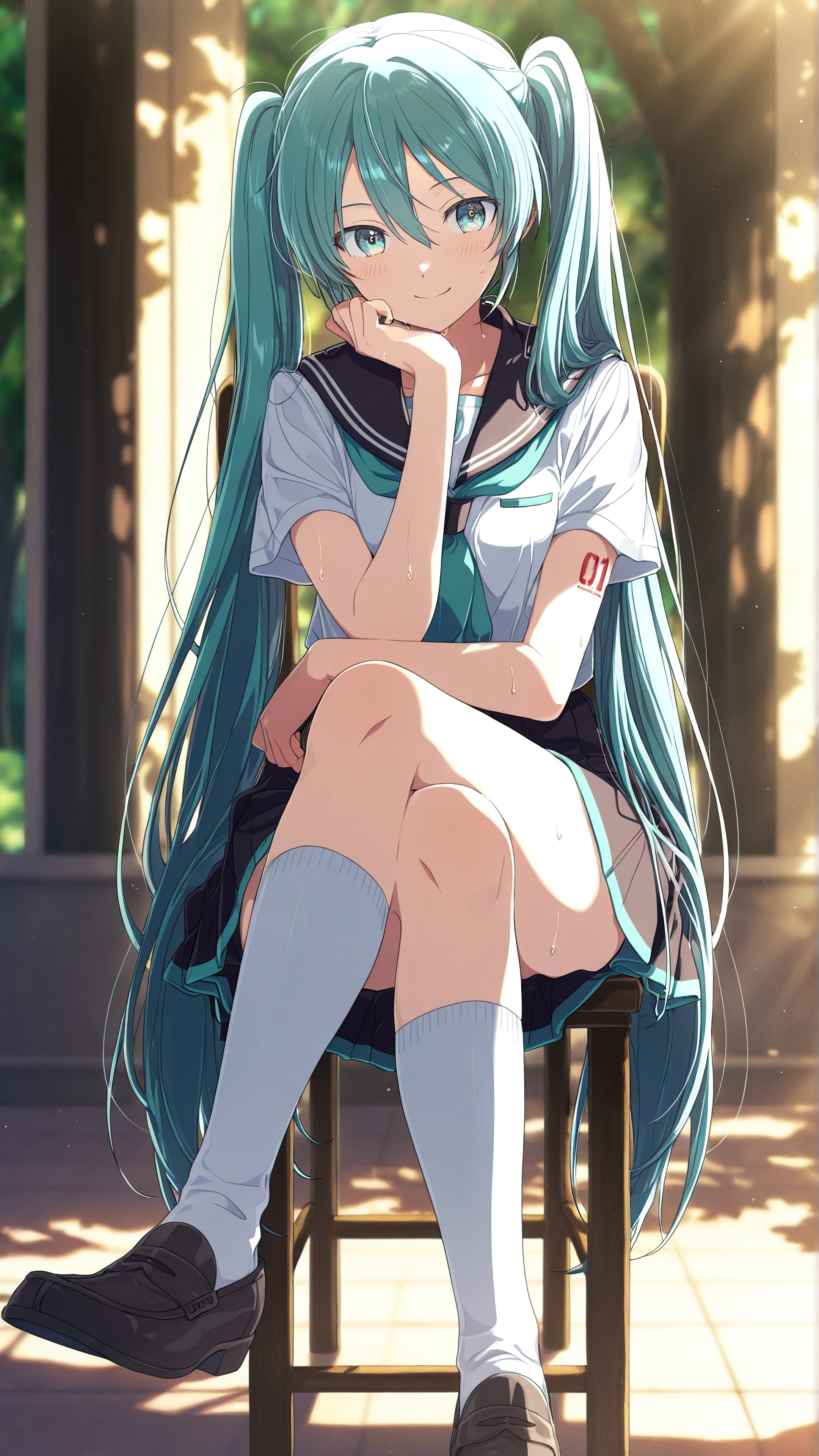 セーラー服のミクさん | の人気AIイラスト・グラビア