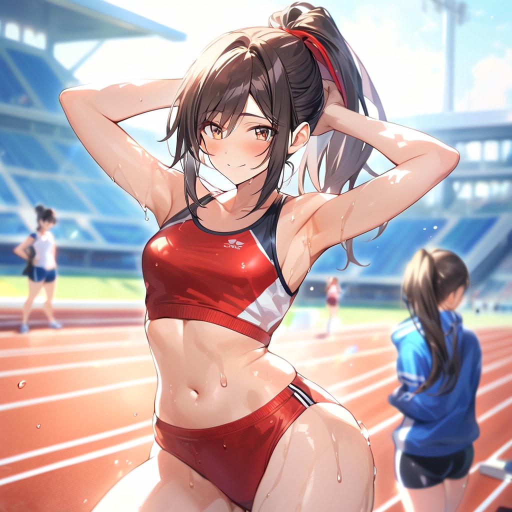 ポニテ ボーイッシュ陸セパさん