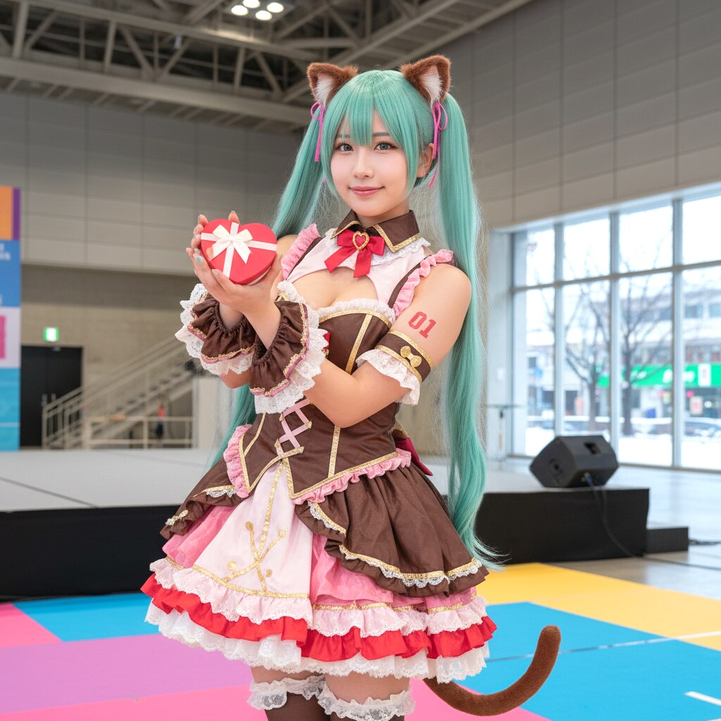 みどツイにゃん。バレンタインチョコ