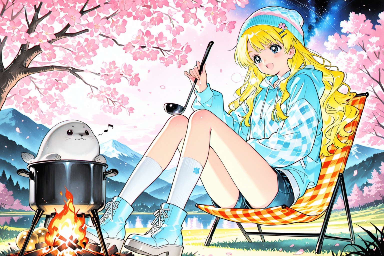 スプリングキャンプ🌸 | の人気AIイラスト・グラビア