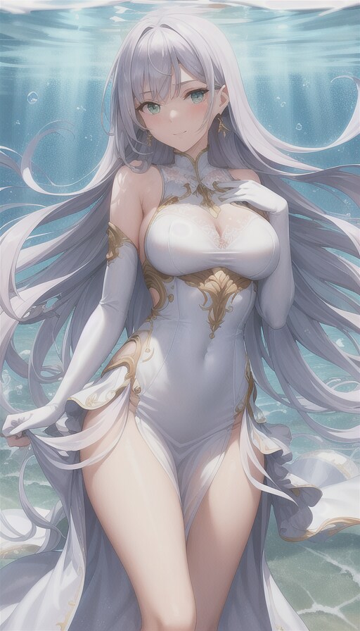 銀髪少女