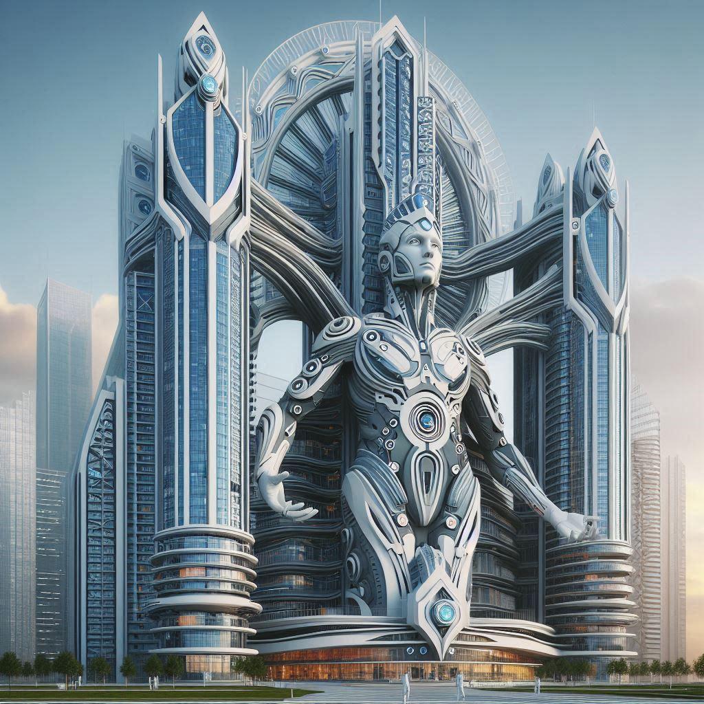 どこぞの国の近未来建築 | の人気AIイラスト・グラビア