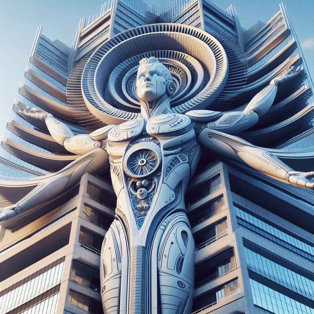 どこぞの国の近未来建築