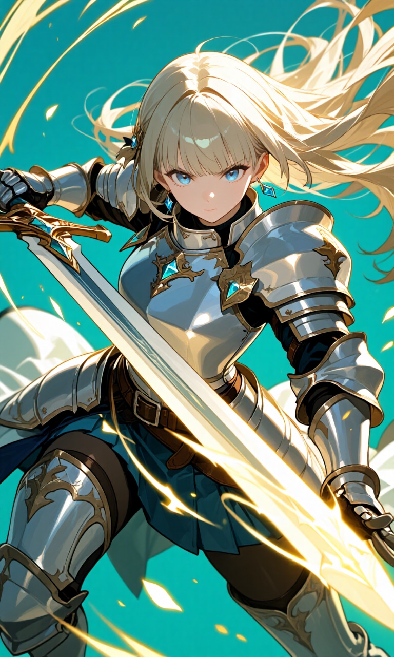 剣のポーズ21 | の人気AIイラスト・グラビア