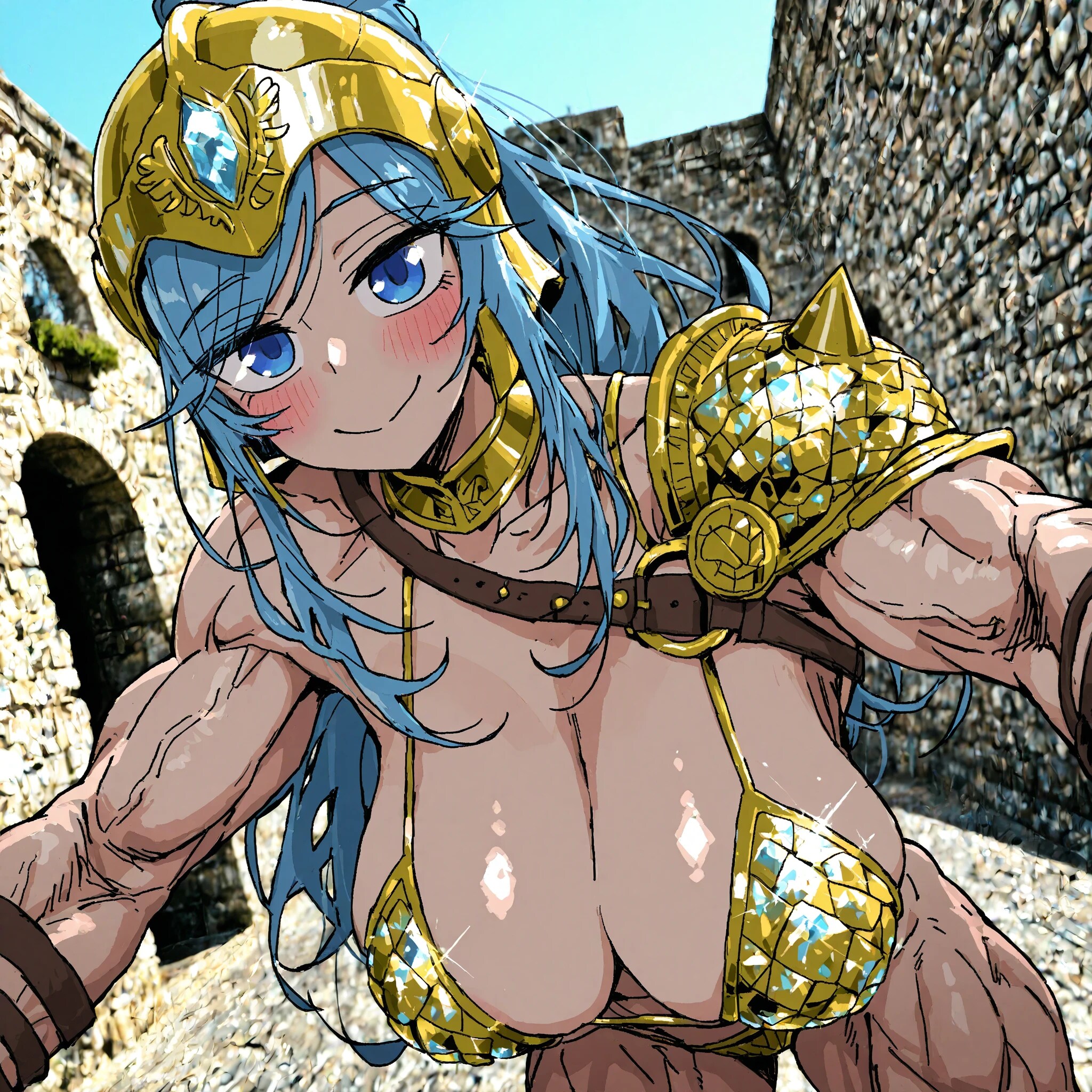 村のGWを守る女戦士さん☆