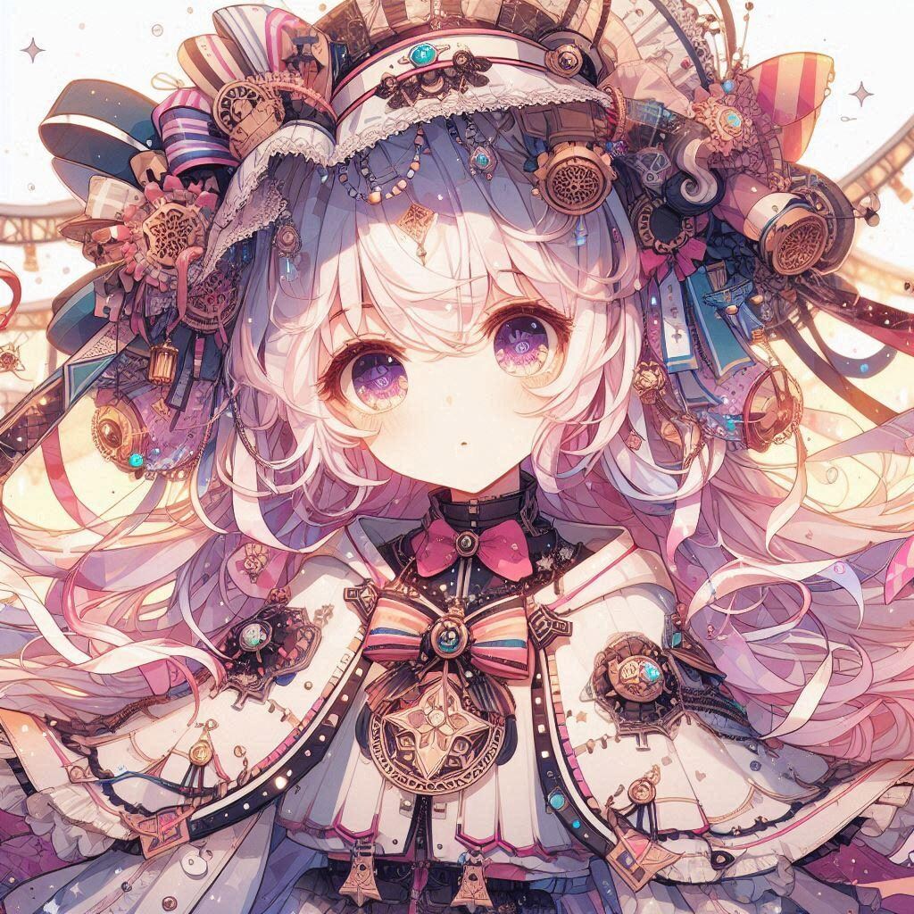 白髪の可愛い女の子【219】