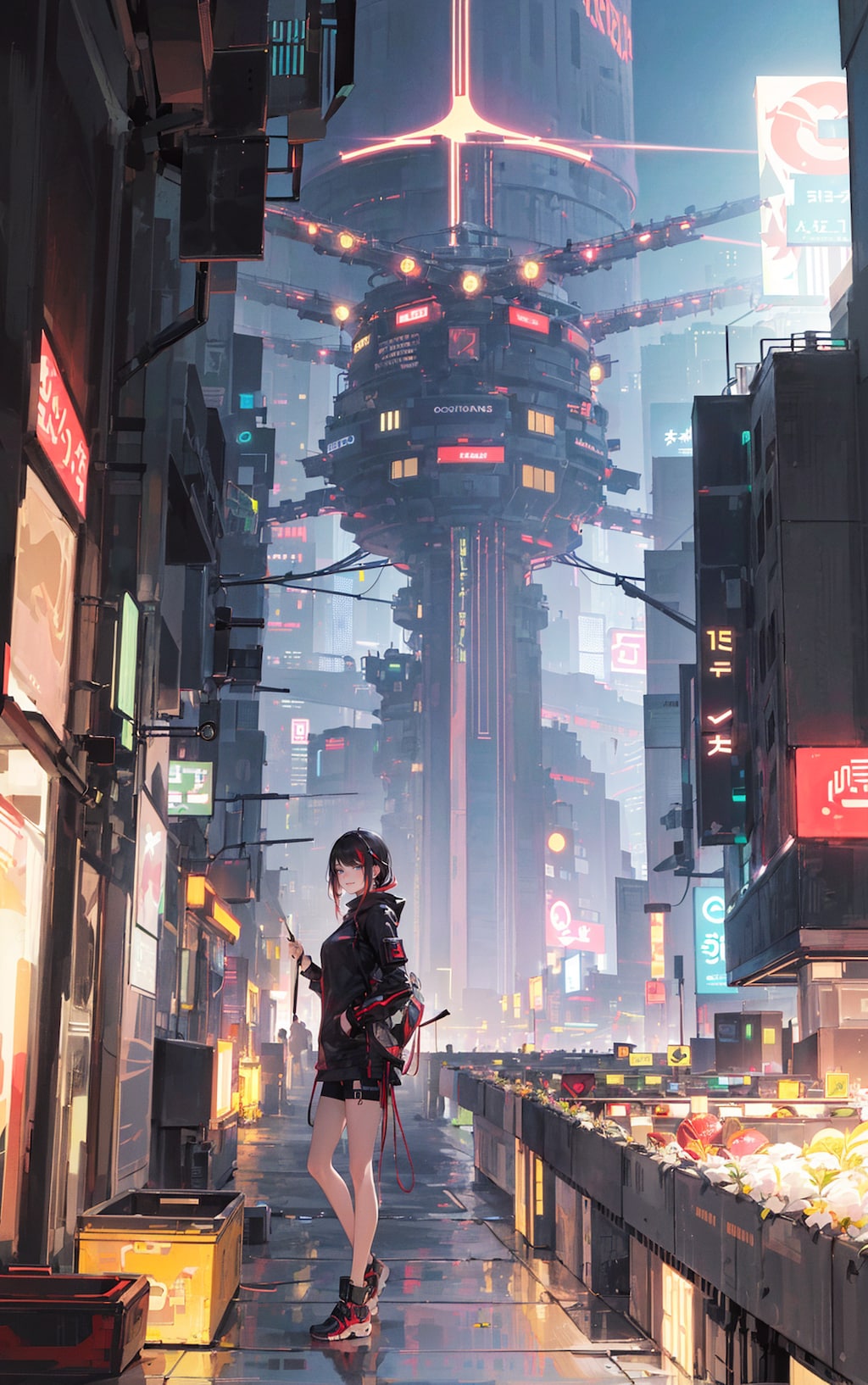 サイバーパンクイラスト