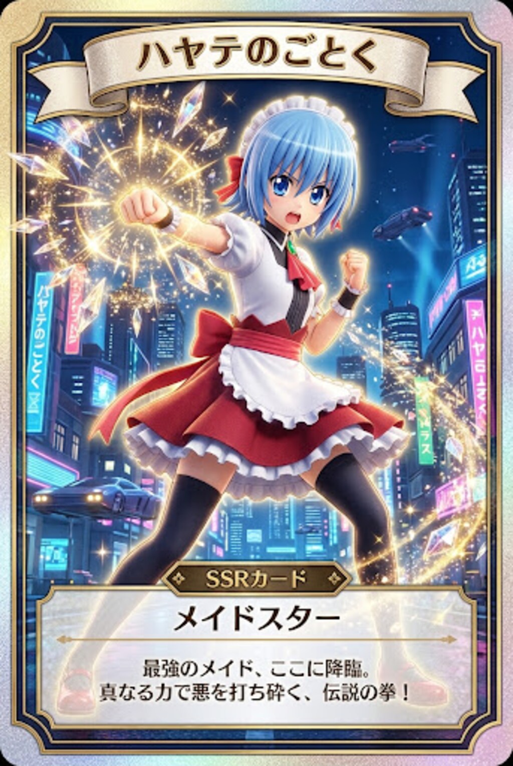 SSRカード　ハヤテのごとく　メイドスター