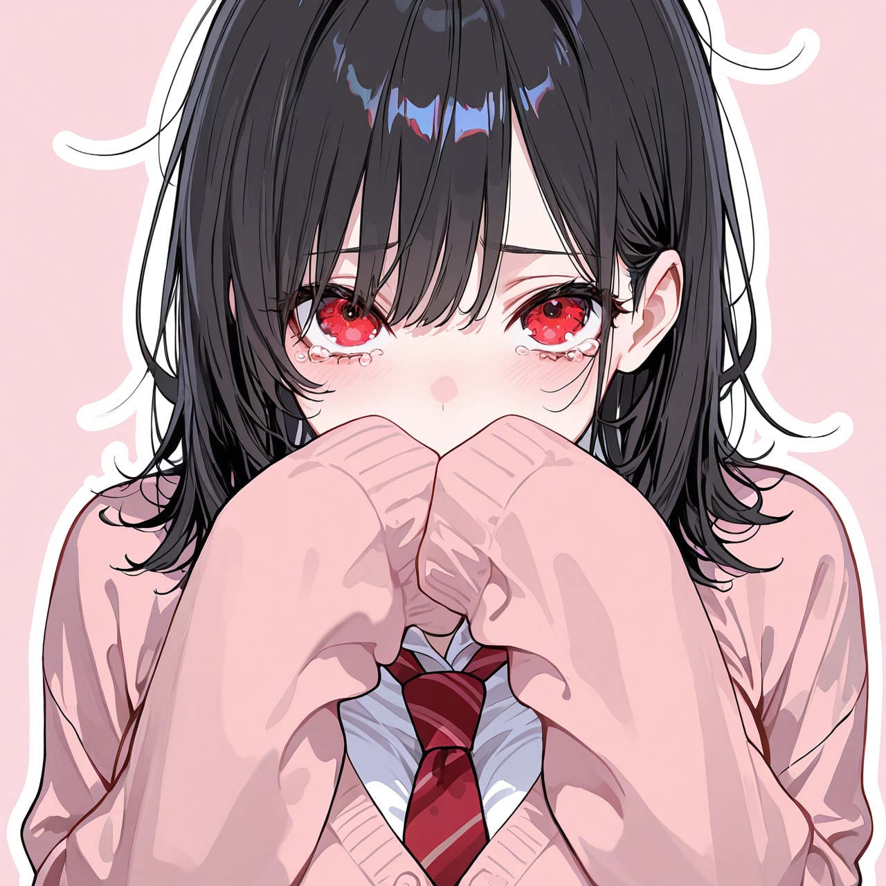 嘘泣き | の人気AIイラスト・グラビア