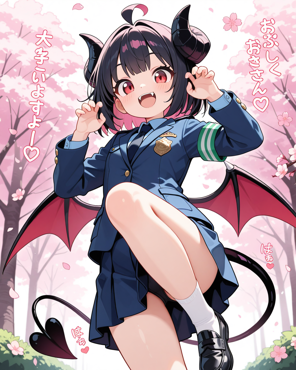 悪魔ちゃん、警察官になる♡