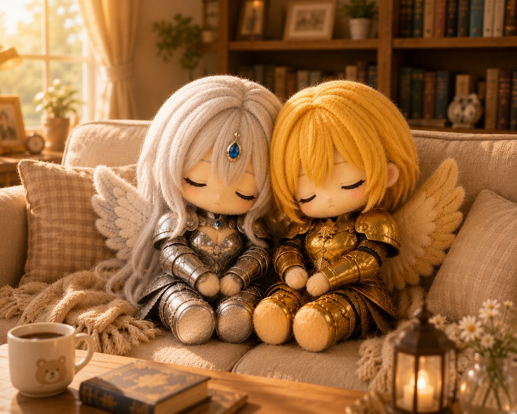 ぷいぐるみ(ルシファーちゃんとミカエルちゃん)